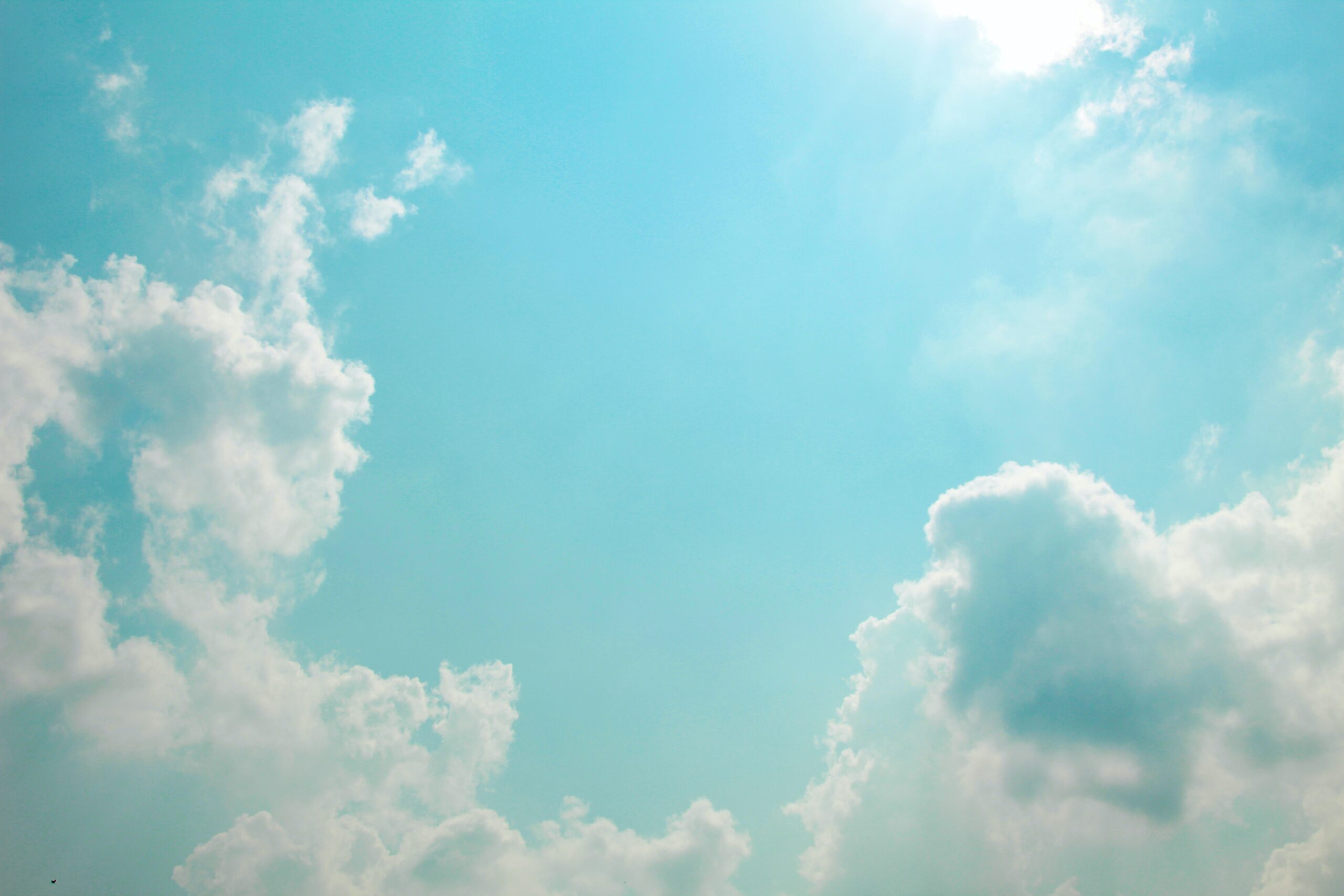 空と雲の画像